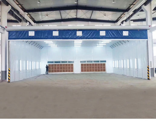 Diesel-Heated Baking Systems for Commercial Fleet Refinishing  Large Spray Booths