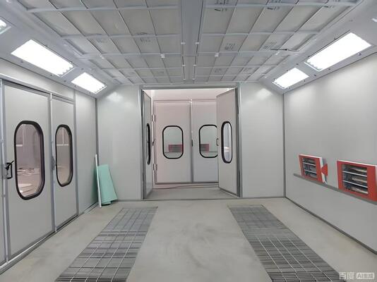 Bus truck Standard Diesel Automotive Painting Spray Booth For Car Painting