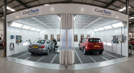 CoatTech Smart Repair Compact Station For Spot Painting Specifically Sized For Smart Repair Operations