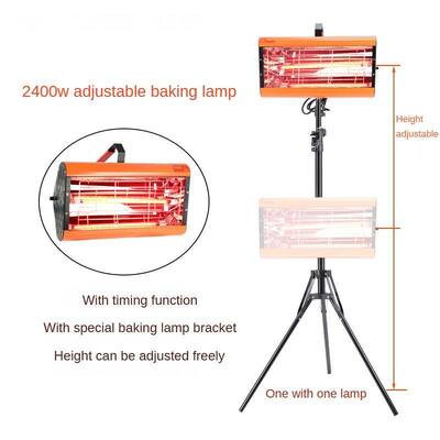 Shortwave Infrared Curing Lamp For Spot Repairs For Small Spot Repairs And Quick Drying Tasks