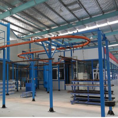 Metallic Products Fully Automated Powder Coating Line for Industrial Coating Production