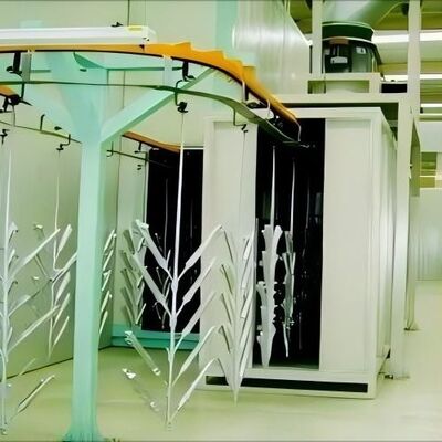 Fully Automated Industrial Spray-Coating & Curing Line