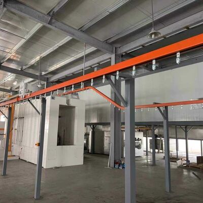Coat Diverse Powder Coating Conveyor Systems Automated Paint Line Versatile Overhead Conveyor Coating Line