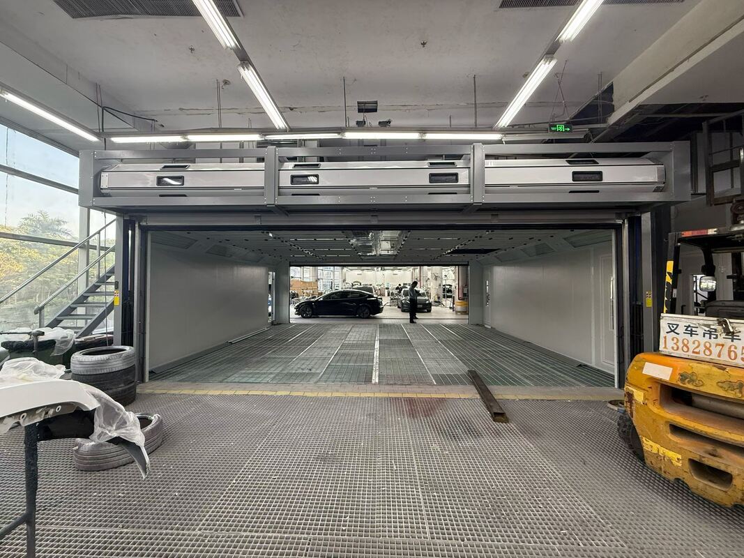 High-Efficiency Drive-Through Automotive Spray Painting Booth Station