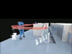 দৃঢ় ওভারহেড কনভেয়র উল্লম্ব পাউডার লেপ লাইন কনভেয়র পেইন্ট লাইন ধারাবাহিক লেপ জন্য