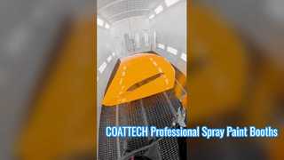 COATTECH পেশাদার স্প্রে পেইন্ট বুথ | উন্নত ইনফ্রারেড কিউরিং এবং সিই সার্টিফাইড
